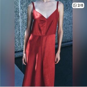 Zara Satin Effect Slip Dress ZW Collection- never worn!